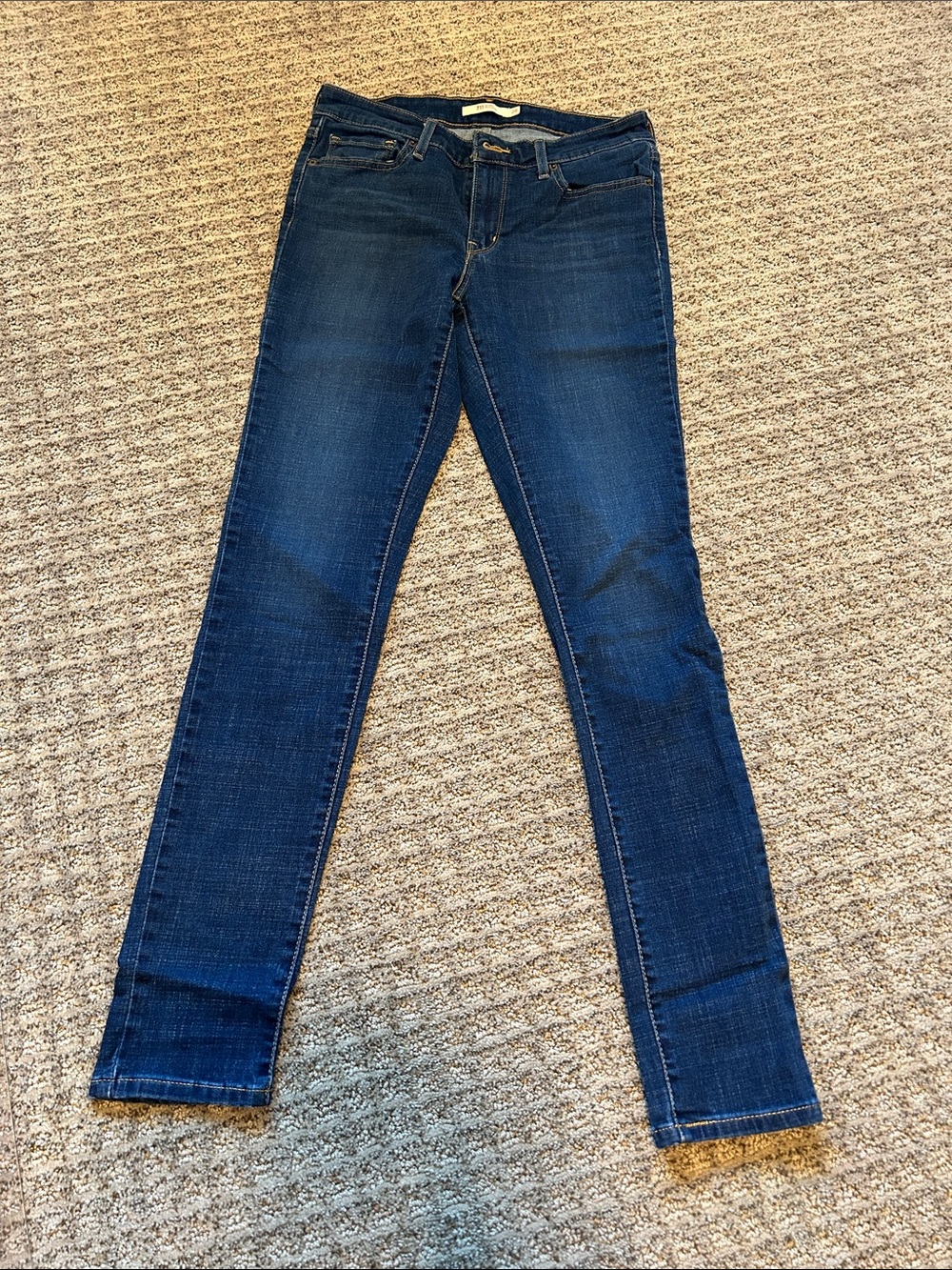 Women's Dark Indigo Skinny Jeans 711